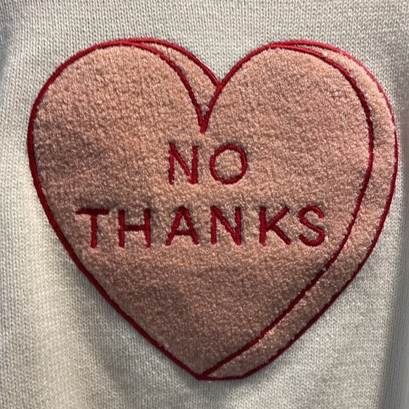 NWT JESSICA SIMPSON NO THANKS sweater size S - Picture 2 of 5